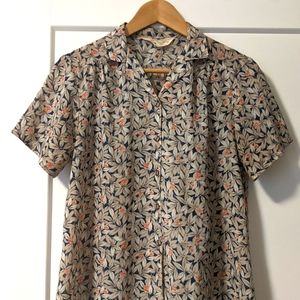 Vintage floral button down